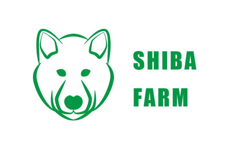 柴犬顔のロゴ